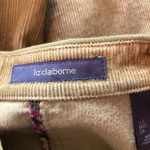 Liz Claiborne Green Corduroy Jacket Large - Picture 3 of 9